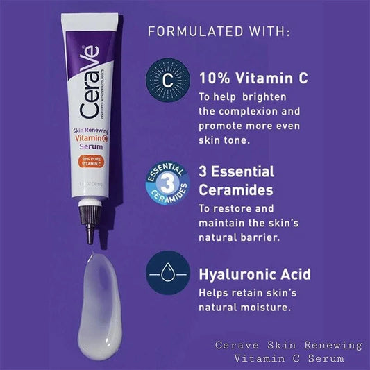 Product Title: CeraVe Skin Renewing Vitamin C Serum – 10% Pure Vitamin C