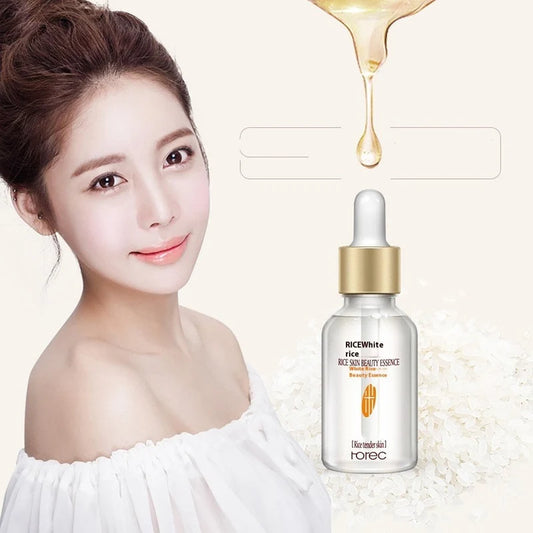 ROREC Rice White Rice Skin Beauty Essence 15ml – Rice Skin Rejuvenating & Moisturizing Serum
