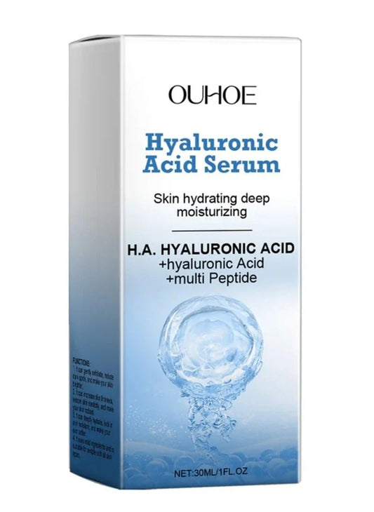 OUHOE Hyaluronic Acid Serum 30ml / 1 fl oz – Hydrating Facial Serum with Multi Peptide