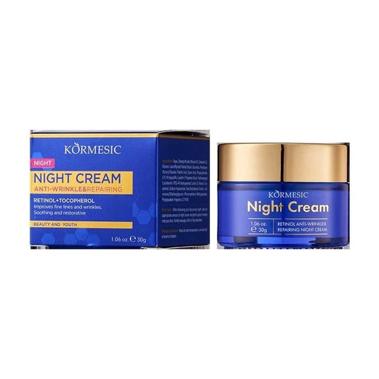 KORMESIC Retinol Night Cream 30g - 1.06 Oz - Anti-Wrinkle & Repairing Night Cream