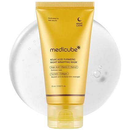Medicube Kojic Acid Turmeric Overnight Wrapping Peel Off Mask