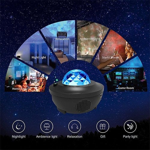 Galaxy Projector with Bluetooth Music Speaker