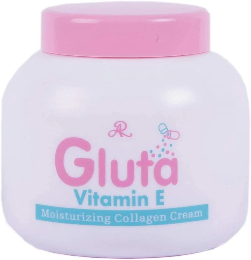 Gluta Vitamin E Moisturizing Collagen Cream 200g - 7.05 Oz - Brightening & Whitening Cream