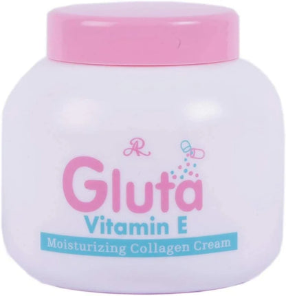 Gluta Vitamin E Moisturizing Collagen Cream 200g - 7.05 Oz - Brightening & Whitening Cream