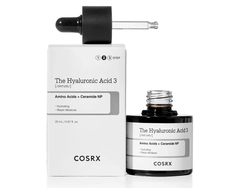 COSRX The Hyaluronic Acid 3 Serum – Amino Acids + Ceramide NP, 20 mL / 0.67 fl oz
