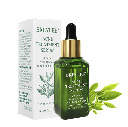 BREYLEE Acne Treatment Serum – Tea Tree Extract Facial Serum, 0.6 fl oz (17 mL)