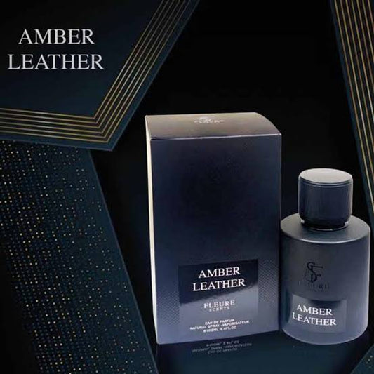 Amber Leather Flibure Scents Eau de Parfum – Long Lasting Fragrance