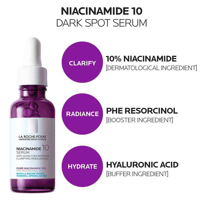 La Roche-Posay Niacinamide 10 Serum 30ml - Anti-Aging & Dark Spot Corrector