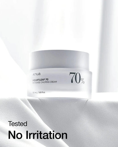 Anua Heartleaf 70 Intense Calming Cream 50ml / 1.69 FL.OZ - Soothing Cream