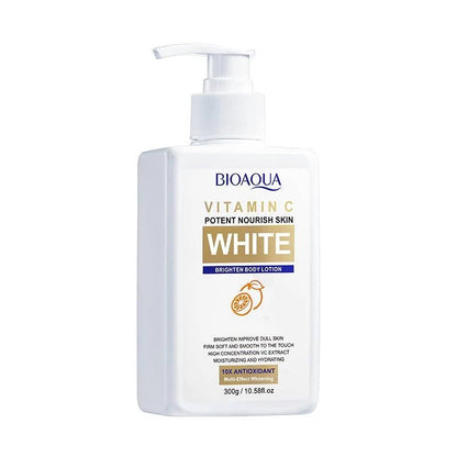 BIOAQUA Vitamin C White Brighten Body Lotion 300g / 10.58 FL.OZ - 10X Antioxidant