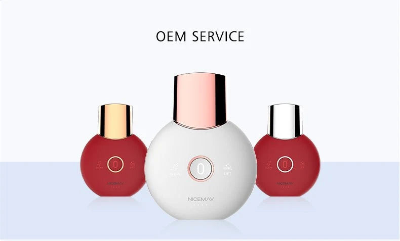 NICEMAY Ultrasonic Skin Scrubber - Facial Cleansing & LIFT Device - 2 in 1 Blackhead Remover