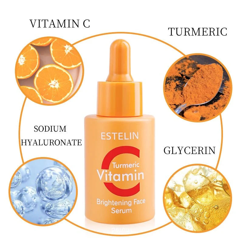 Product Title: Estelin Turmeric Vitamin C Brightening Face Serum