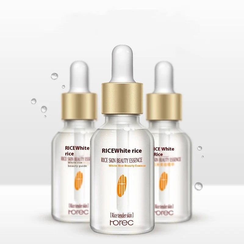 ROREC Rice White Rice Skin Beauty Essence 15ml – Rice Skin Rejuvenating & Moisturizing Serum
