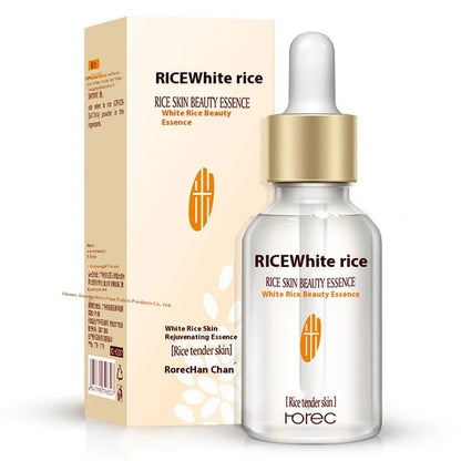 ROREC Rice White Rice Skin Beauty Essence 15ml – Rice Skin Rejuvenating & Moisturizing Serum