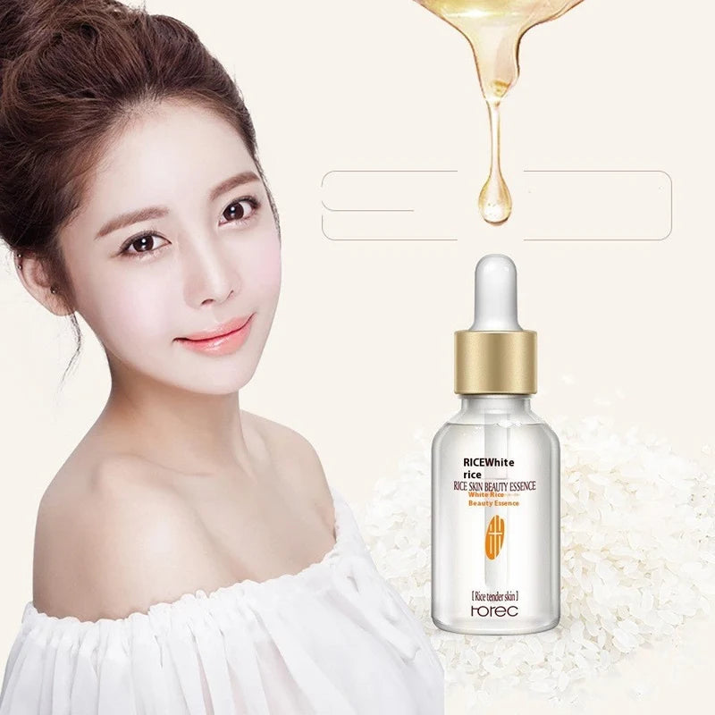 ROREC Rice White Rice Skin Beauty Essence 15ml – Rice Skin Rejuvenating & Moisturizing Serum