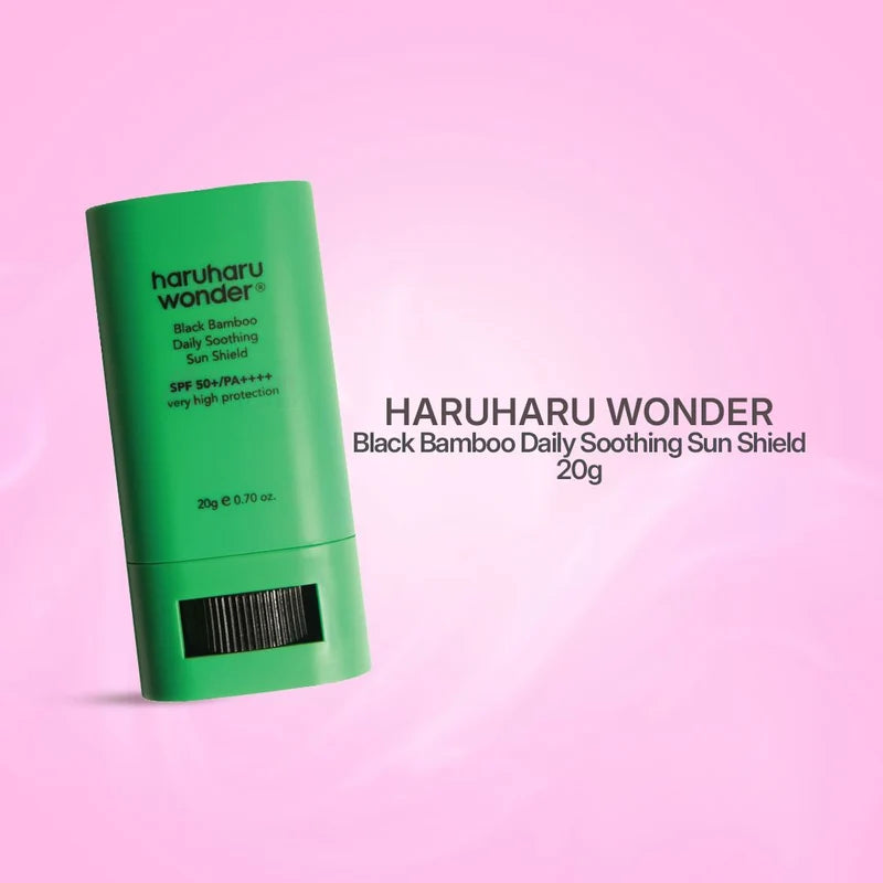 Haruharu Wonder Black Bamboo Daily Soothing Sun Shield 20g - 0.70 Oz - SPF50+ PA++++