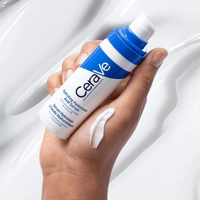 CeraVe Hydrating Hyaluronic Acid Serum – Facial Moisturizing Serum, 1 fl oz (30 mL)