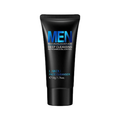 LAIKOU Men Face Cleanser 50g - Moisturizing & Anti-Acne Deep Cleansing